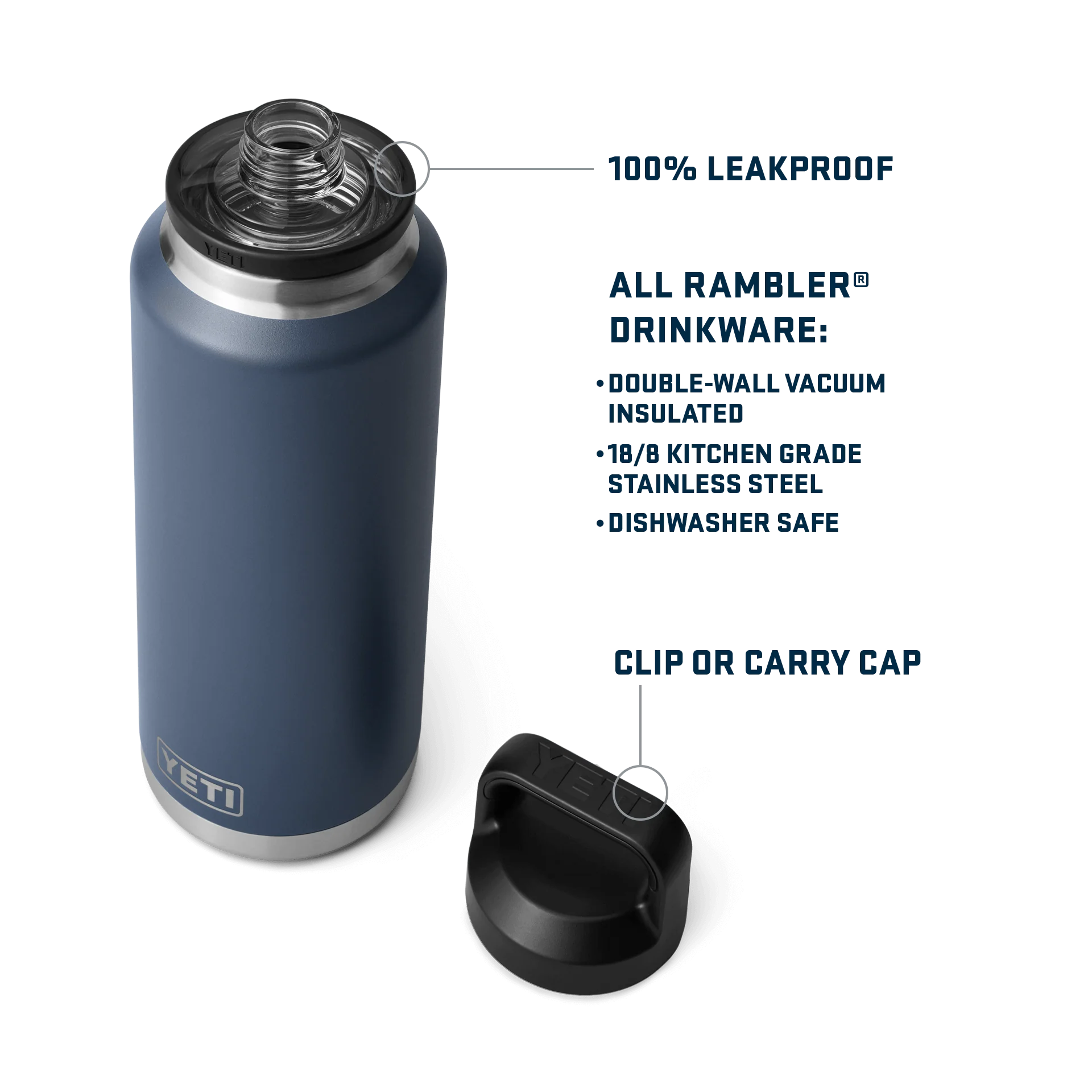 Rambler® 46 oz (1.4L) Bottle With Chug Cap - Image 59