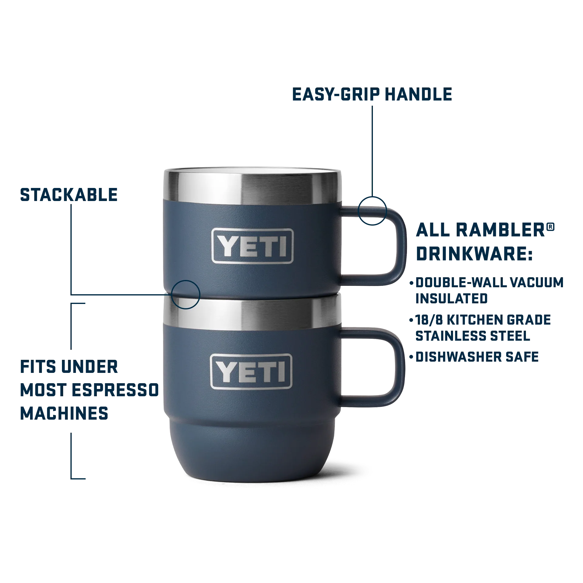 Rambler® 6 oz (177 ml) Stackable Mugs - Image 15