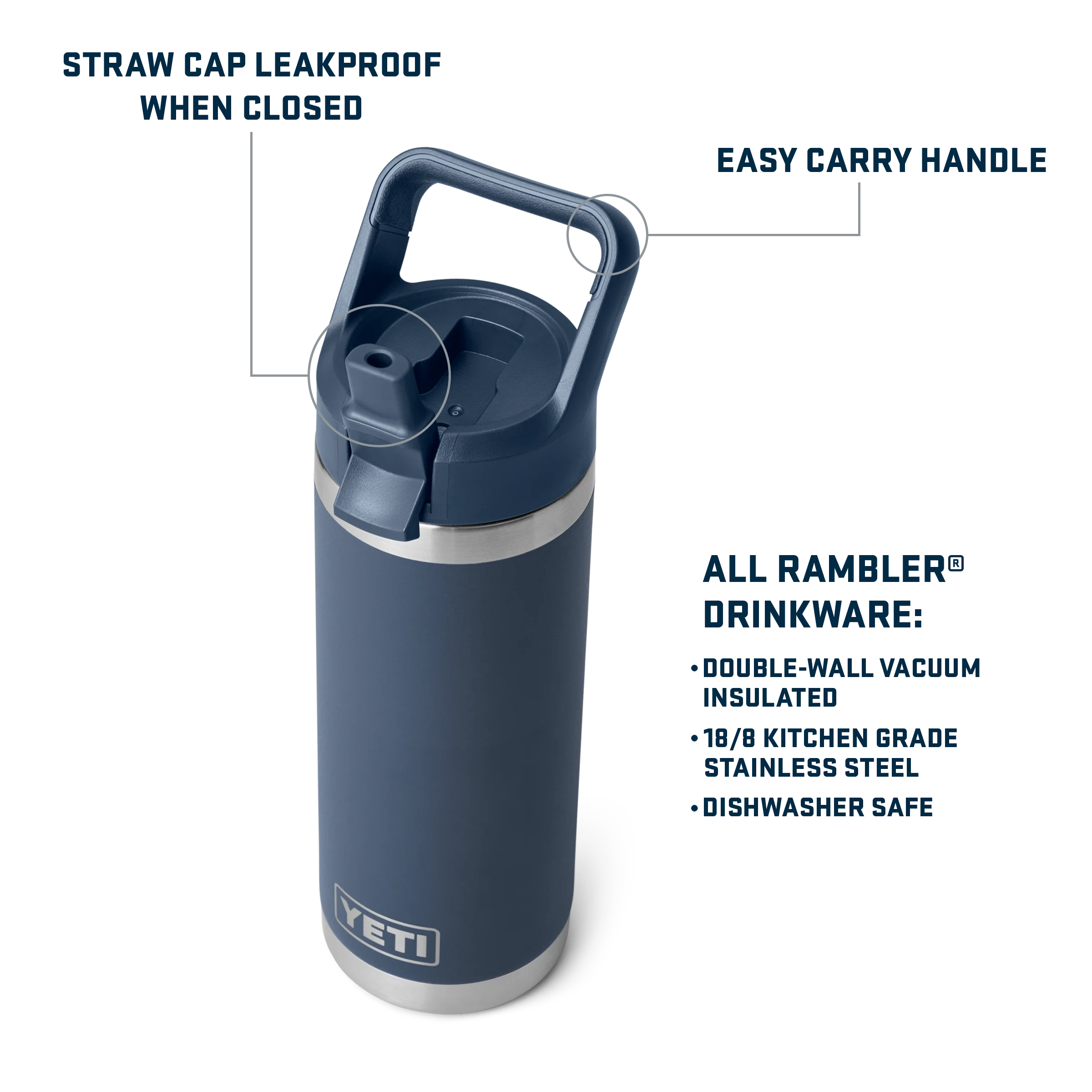 Rambler® 18 oz (532 ML) Straw Bottle - Image 83