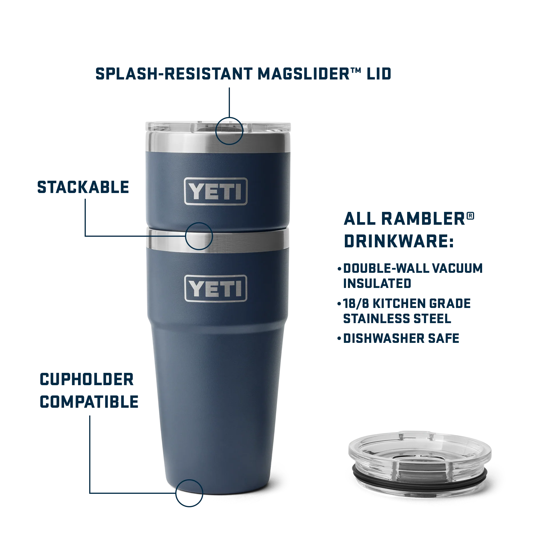 Rambler® 20 oz (591 ml) Stackable Cup - Image 120
