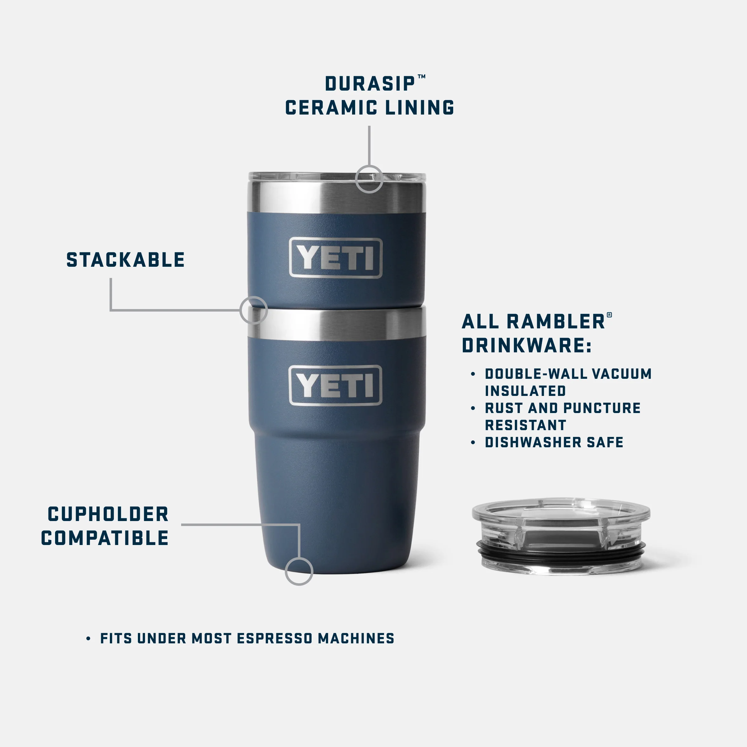 Rambler® 8 oz (236 ml) Stackable Cup - Image 63