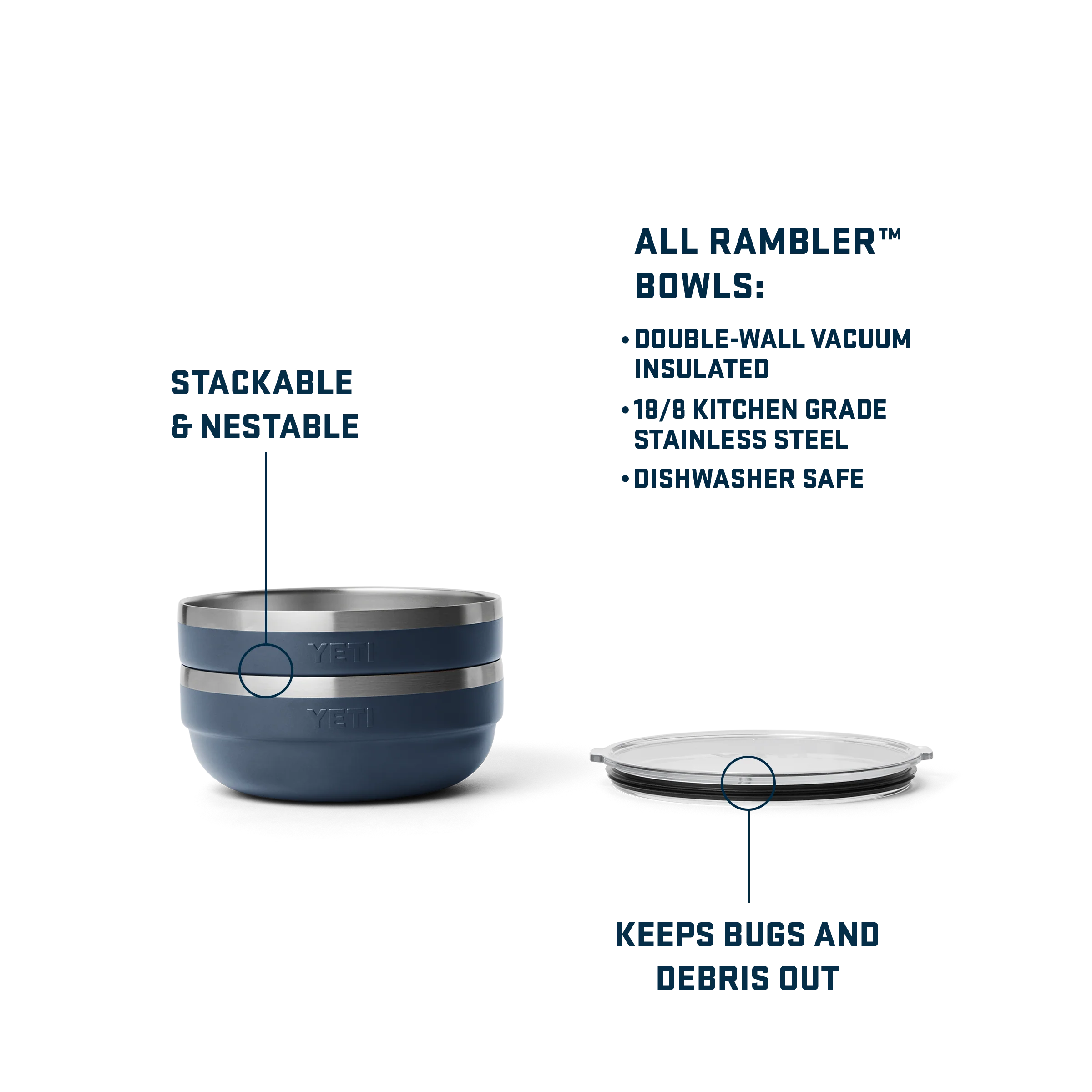 Rambler® Medium Insulated Low Bowl - Image 8